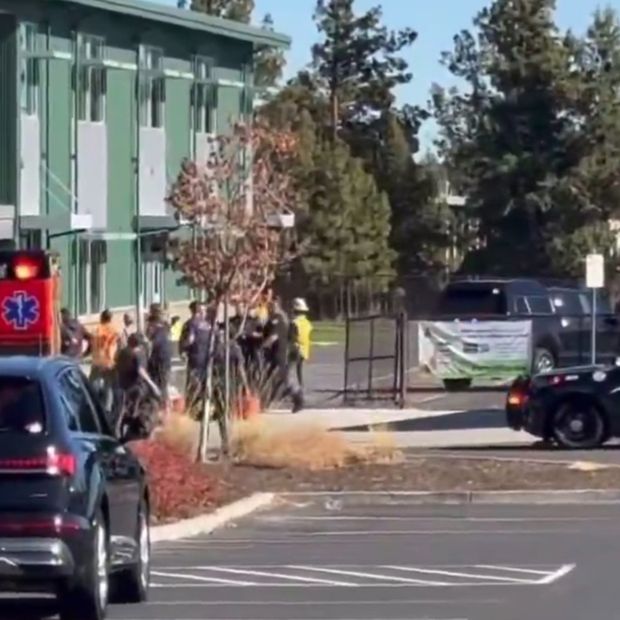 La policía acordonó la zona.